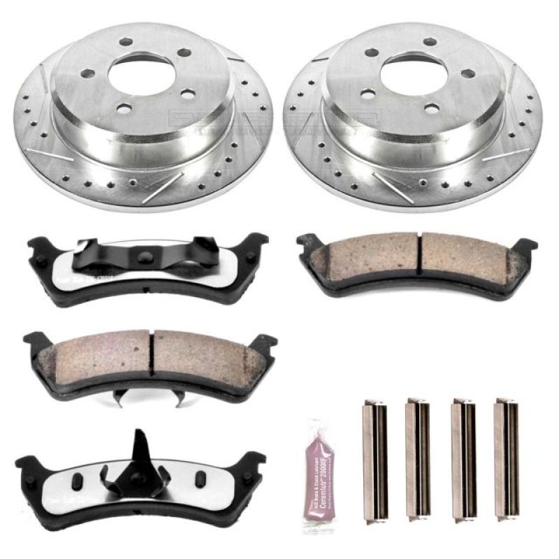 Power Stop 95-01 Ford Explorer Rear Z36 Truck & Tow Brake Kit Brake Kits - Performance D&S PowerStop