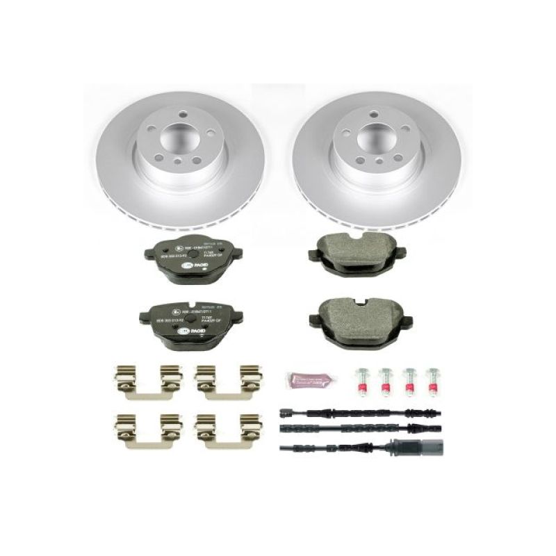 Power Stop 11-17 BMW X3 Rear Euro-Stop Brake Kit Brake Kits - OE PowerStop