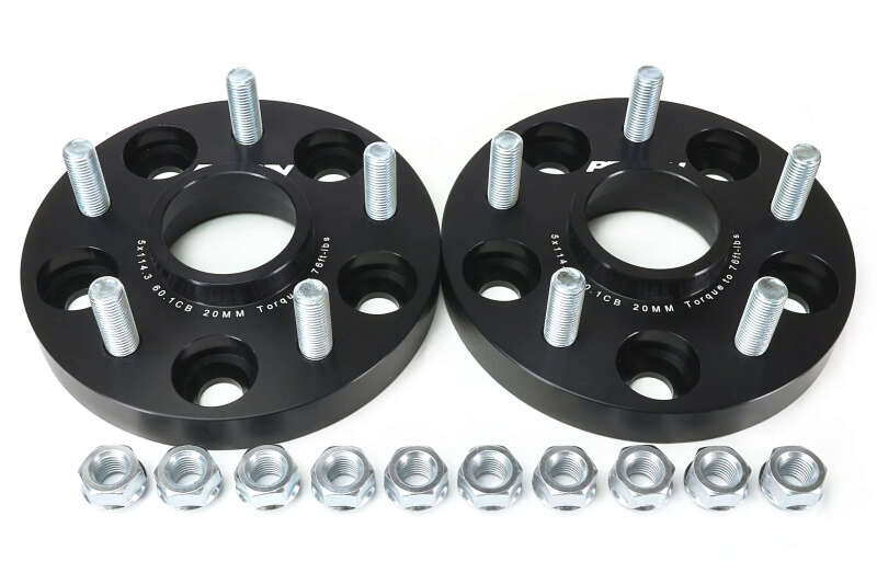 PERRIN 23-26 Toyota GR Corolla 60.1mm CB / 5x114.3 BP Wheel Spacers - 20mm Wheel Spacers & Adapters Perrin Performance