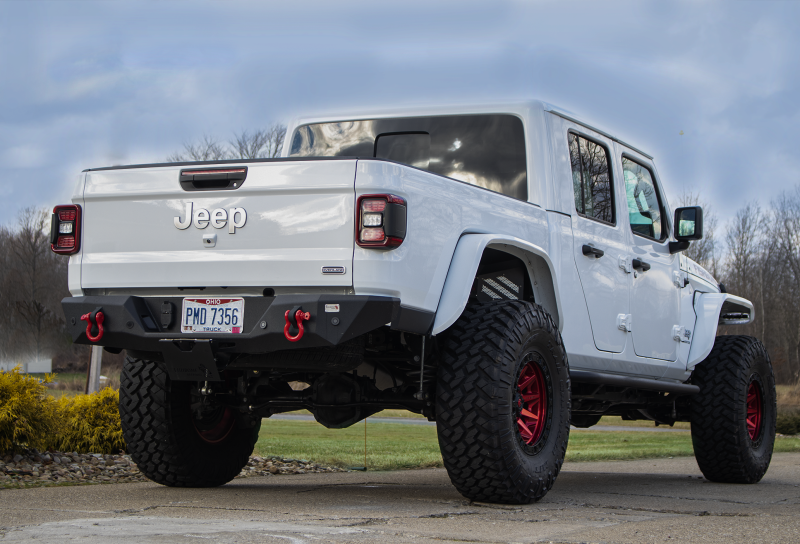 Fishbone Offroad 2In Receiver Hitch Mounted Step - Black Powdercoat Steel Hitch Accessories Fishbone Offroad