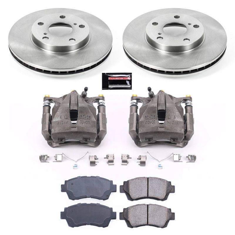 Power Stop 92-96 Lexus ES300 Front Autospecialty Brake Kit w/Calipers Brake Kits - OE PowerStop