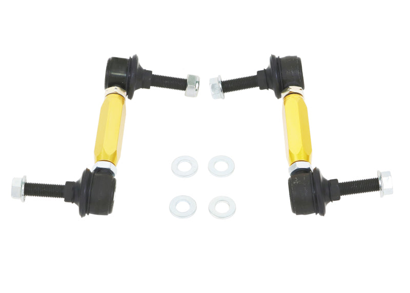 Whiteline Universal Swaybar Link Kit-Heavy Duty Adj Steel Ball w/ 10mm Ball Stud Sway Bar Endlinks Whiteline