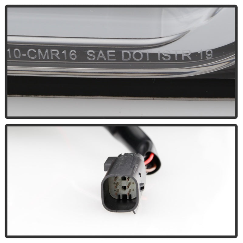 Spyder Chevy Camaro 16-18 (Do Not Fit Halogen Model) LED Tail Lights Chrome ALT-YD-CCAM16LED-SEQ-C Tail Lights SPYDER