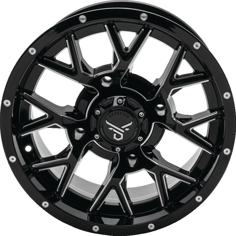 QuadBoss Barbwire 14X7 - 4+3 - 4/156 - Milled Wheels - Cast QuadBoss