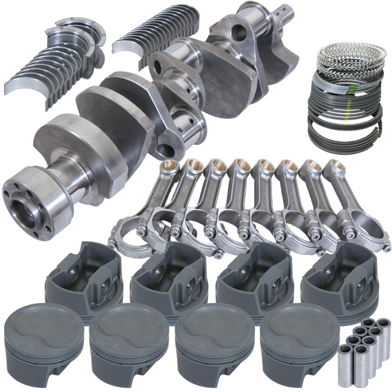 Eagle Chevy LT1350 1Pc 3.750in Crank 5.700in I-Beam Rods -16cc 4.040in Pistons Rotating Assembly Rotating Assemblies Eagle