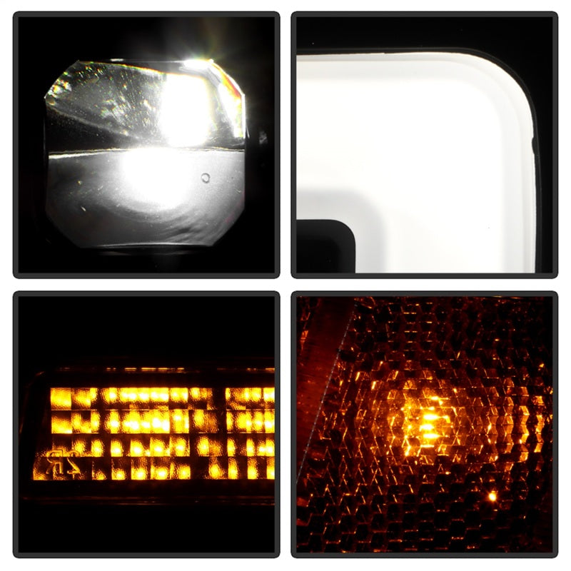 Spyder Apex 05-08 Nissan Frontier High-Power LED Module Headlights - Black (PRO-YD-NF05AP-SEQGR-BK) Headlights SPYDER