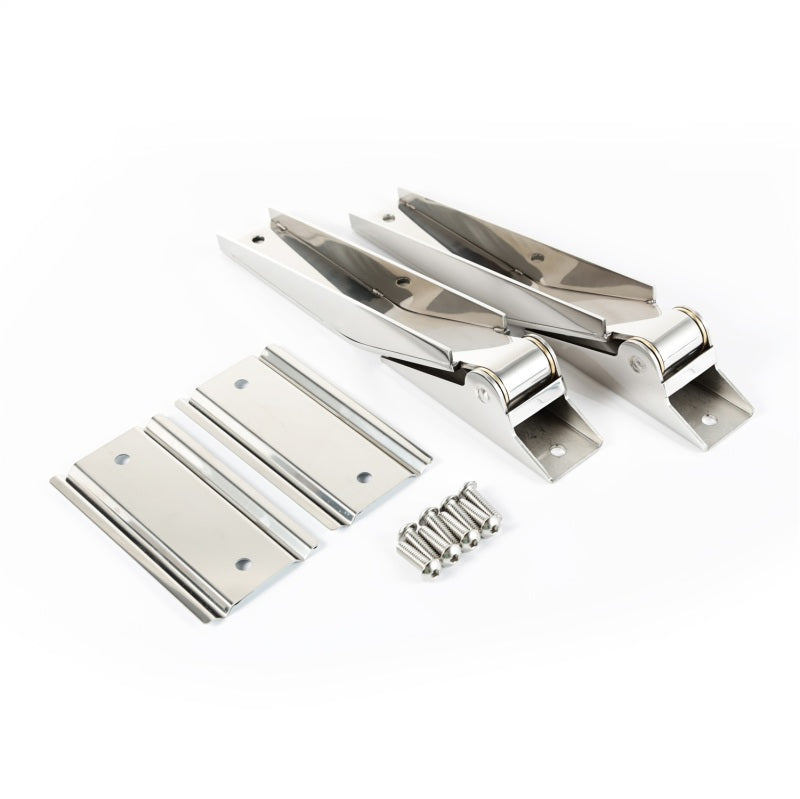 Rugged Ridge 97-06 Jeep Wrangler Stainless Steel Tailgate Hinges Tailgate Accessories Rugged Ridge