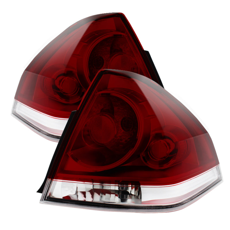 xTune Chevy Impala 06-13 OE Style Tail Lights Red Smoke ALT-JH-CIM06-OE-RSM Tail Lights SPYDER