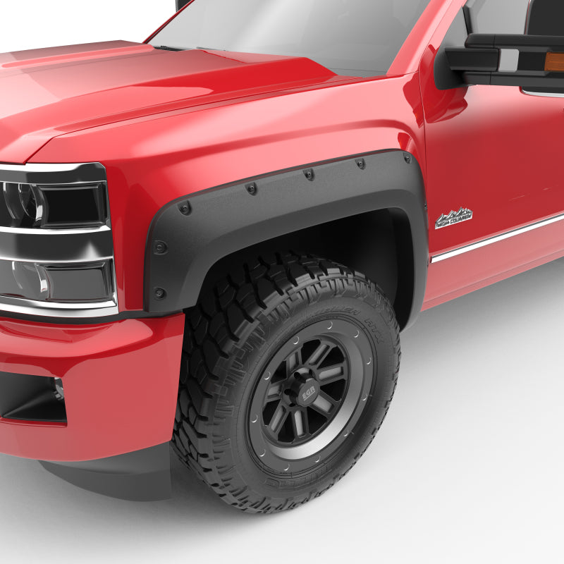 EGR 14+ Chev Silverado 6-8ft Bed Bolt-On Look Fender Flares - Set - Matte Fender Flares EGR