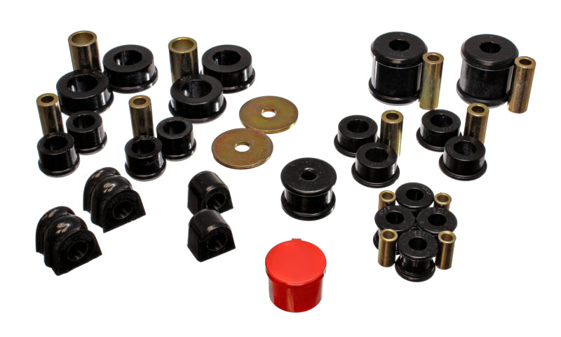 Energy Suspension 02-06 Subaru Impreza/WRX Black Hyper-Flex Master Bushing Set Bushings - Full Vehicle Kits Energy Suspension
