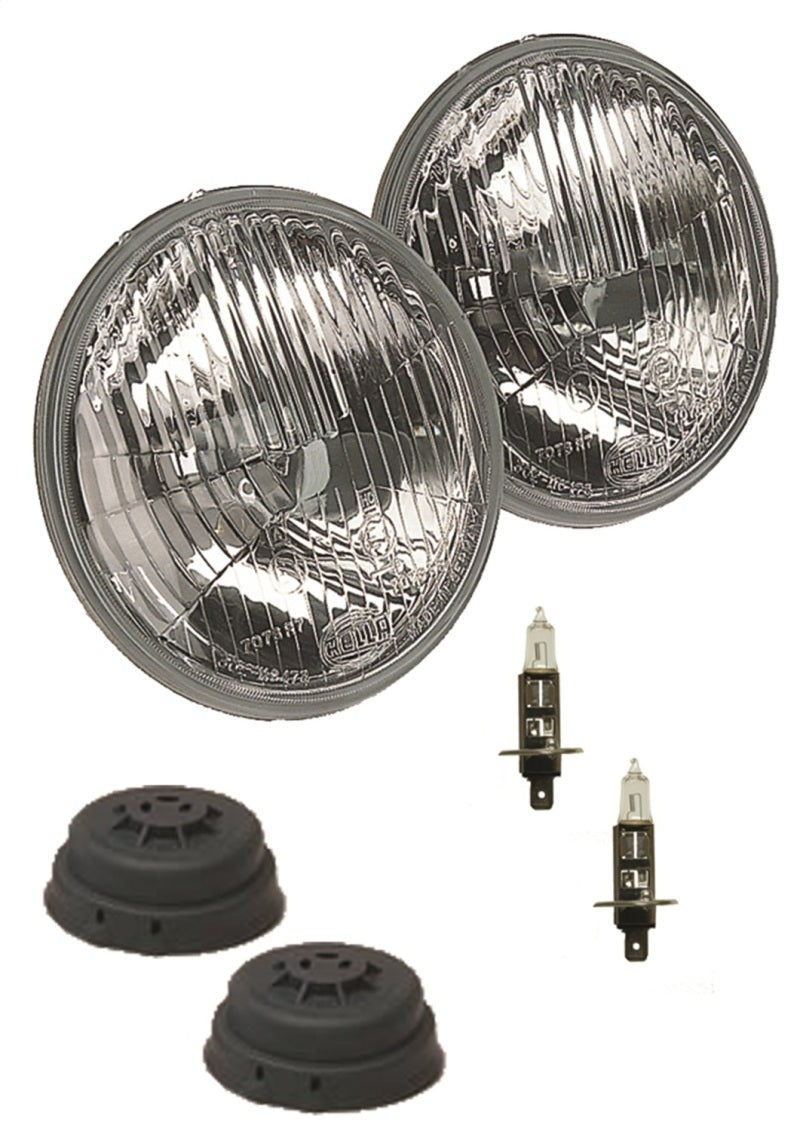 Hella 135mm H1 12V 55W High Beam Head Lamp Twin Kit Driving Lights Hella