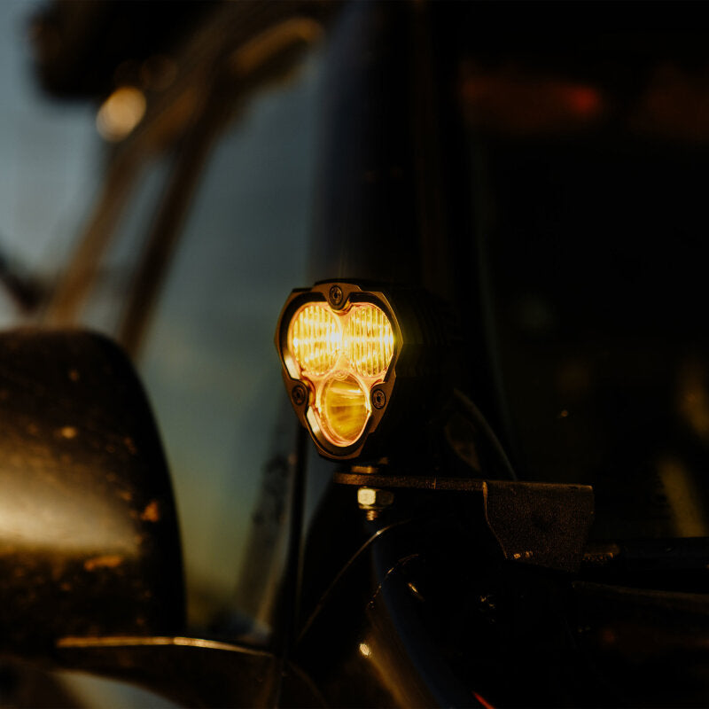 KC HiLiTES FLEX ERA 3 Performance Yellow Combo Beam Lens Light Accessories and Wiring KC HiLiTES