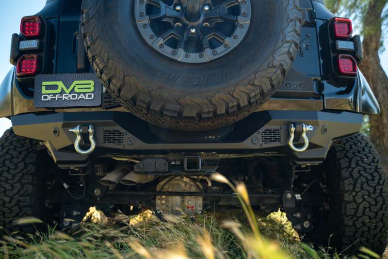 DV8 Offroad 2021+ Ford Bronco Competition Series Rear Bumper Bumpers - Steel DV8 Offroad