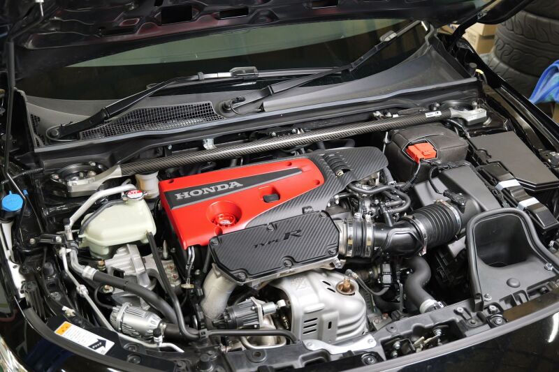 HKS Honda Civic Type R (FL5) Carbon Brace - Full Set Strut Bars HKS