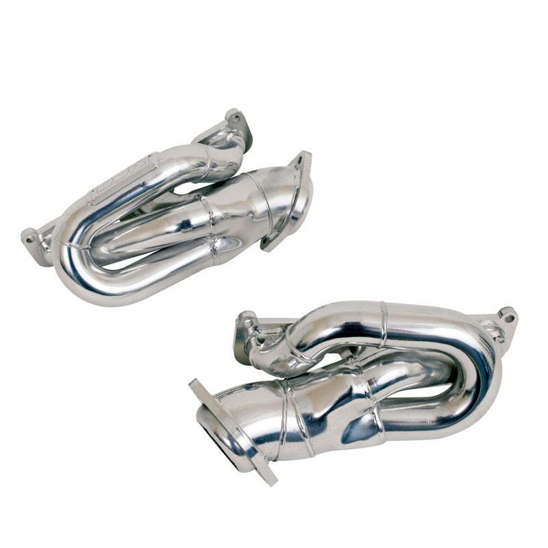 BBK 11-15 Ford Mustang 3.7L Shorty Tuned Length Headers - 1-5/8 Silver Ceramic (CARB EO 11-14 Only) Headers & Manifolds BBK