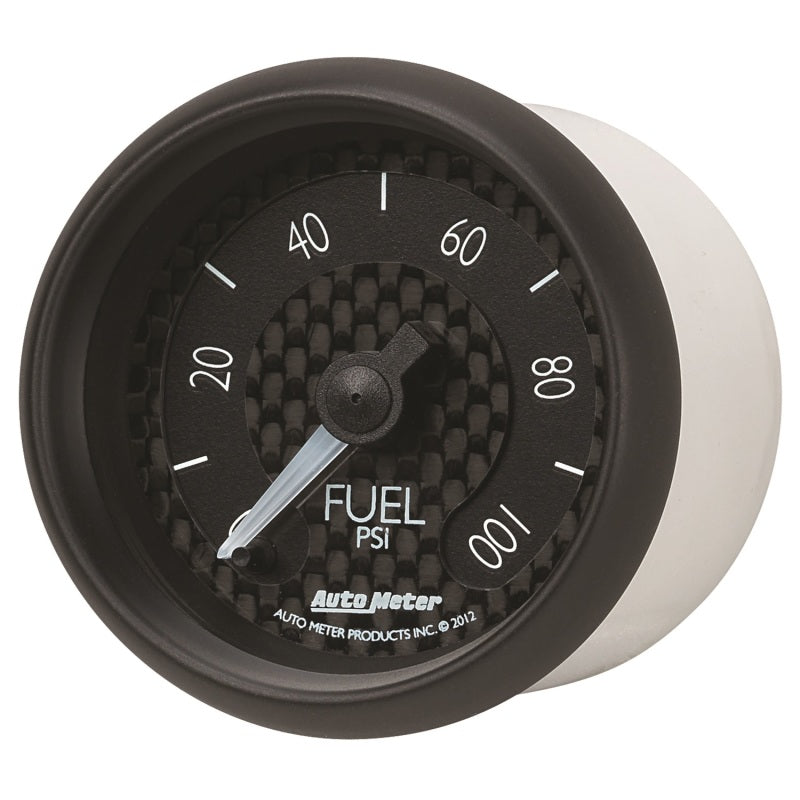 Autometer GT Series 52mm Full Sweep Electronic 0-100 PSI Fuel Pressure Gauge Gauges AutoMeter