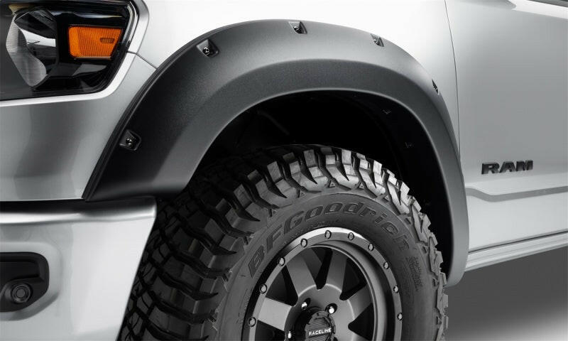 Bushwacker 02-08 Dodge RAM 1500 / 03-09 RAM 2500 & 300 (Excl. Dually) Forge Style Flares 4pc - Black Fender Flares Bushwacker