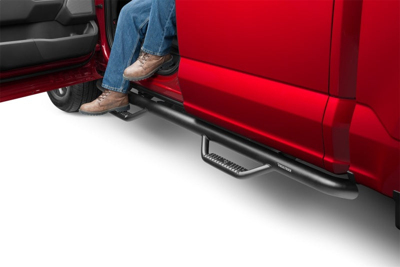 N-Fab Nerf Step 2017 Ford F-250/350 Super Duty Crew Cab - Tex. Black - Cab Length - 3in Side Steps N-Fab