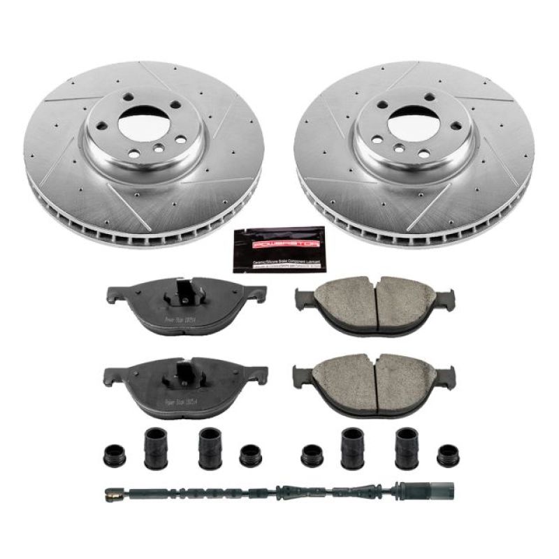 Power Stop 10-17 BMW 535i GT Front Z23 Evolution Sport Brake Kit Brake Kits - Performance D&S PowerStop
