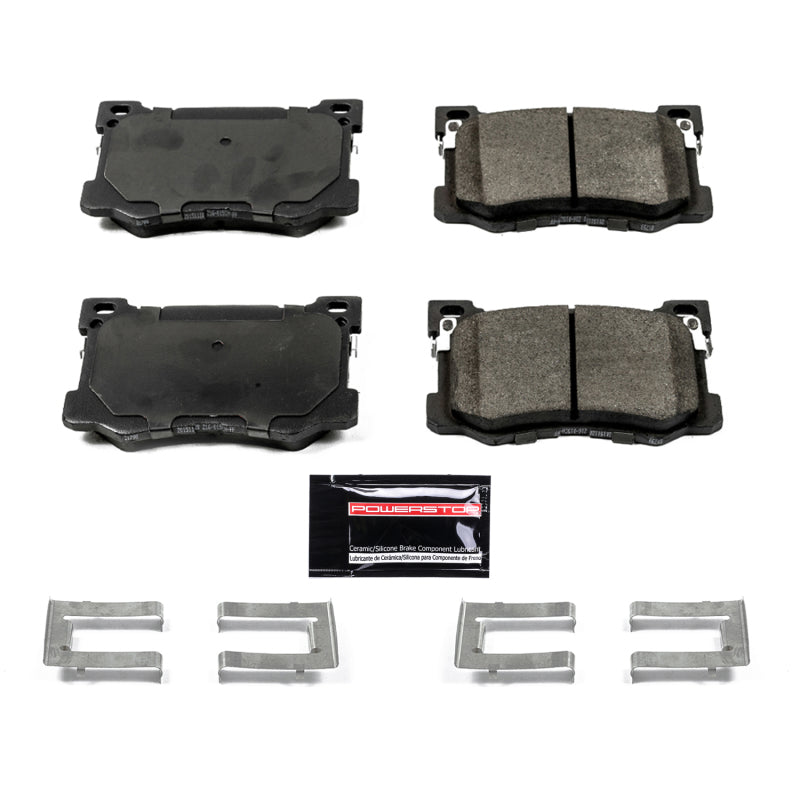 Power Stop 17-19 Genesis G80 Front Z23 Evolution Sport Brake Pads w/Hardware Brake Pads - Performance PowerStop