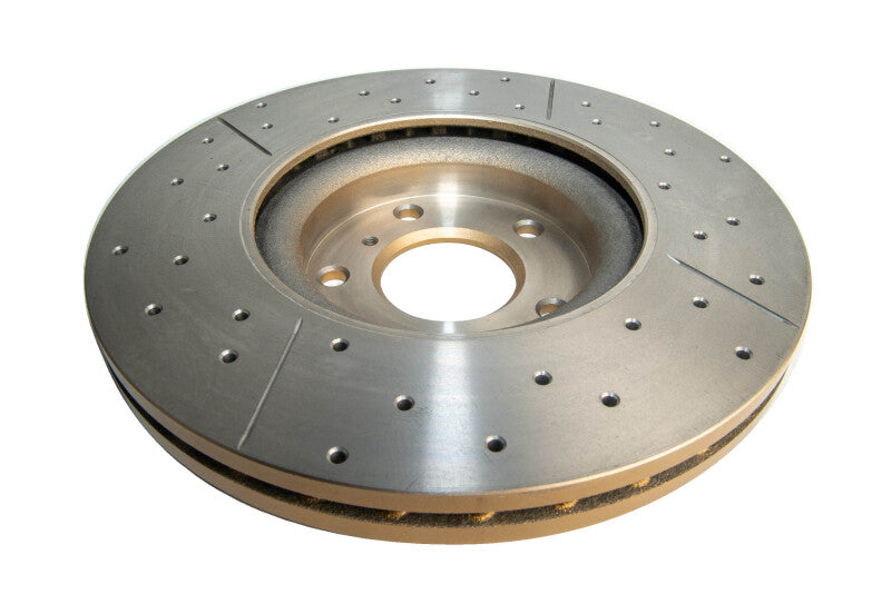 DBA 06-08 350Z / 05-08 G35 / 06-07 G35X Front Drilled & Slotted Street Brake Rotors - Slot & Drilled DBA