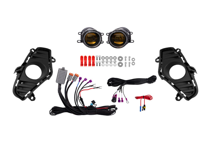 Diode Dynamics 19-22 Toyota RAV4 Elite Series Add-On Fog Lamp Kit - Yellow Fog Lights Diode Dynamics