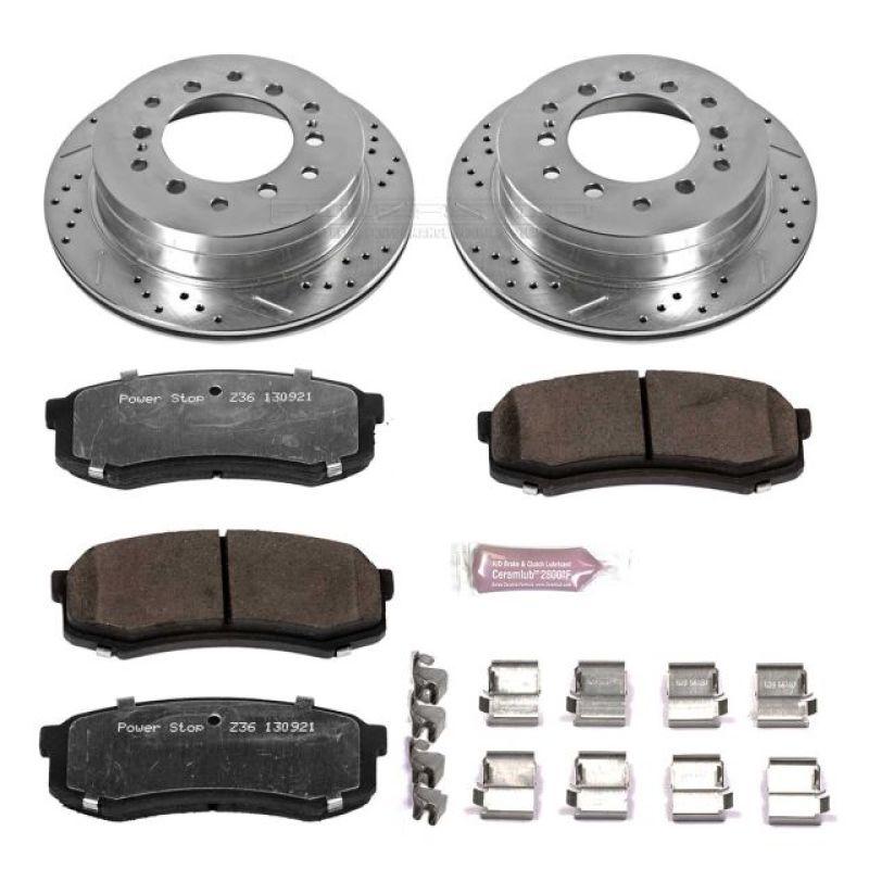 Power Stop 03-09 Lexus GX470 Rear Z36 Truck & Tow Brake Kit Brake Kits - Performance D&S PowerStop