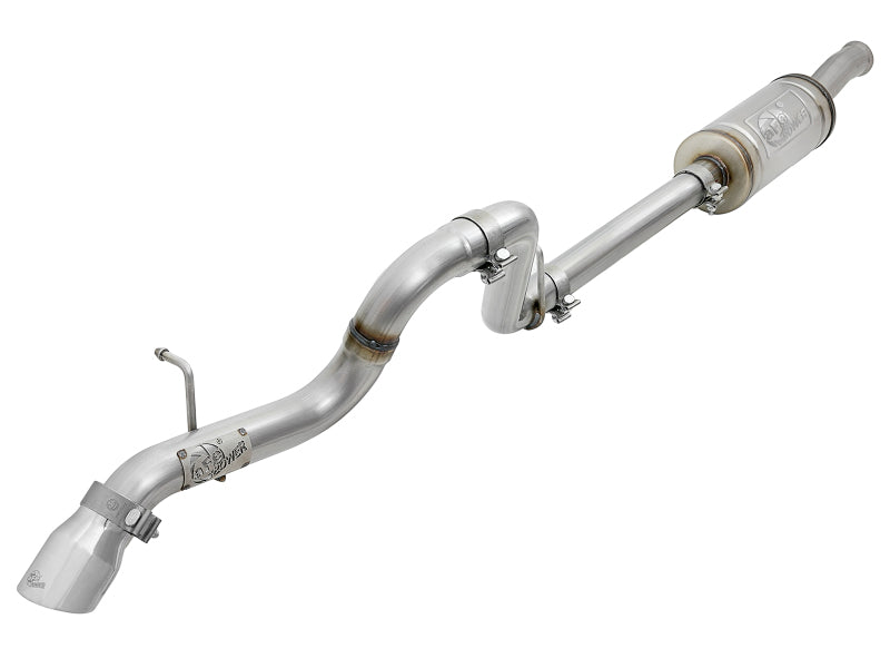 aFe MACH Force-Xp 2.5in 409SS Axle-Back Hi-Tuck Exh Sys w/ Pol Tip 18-20 Jeep Wrangler (JL) V6 3.6L Axle Back aFe