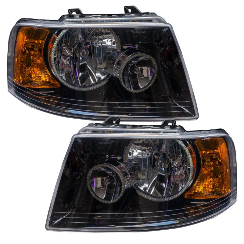 Oracle 03-06 Ford Expedition SMD HL - Black - ColorSHIFT Headlights ORACLE Lighting