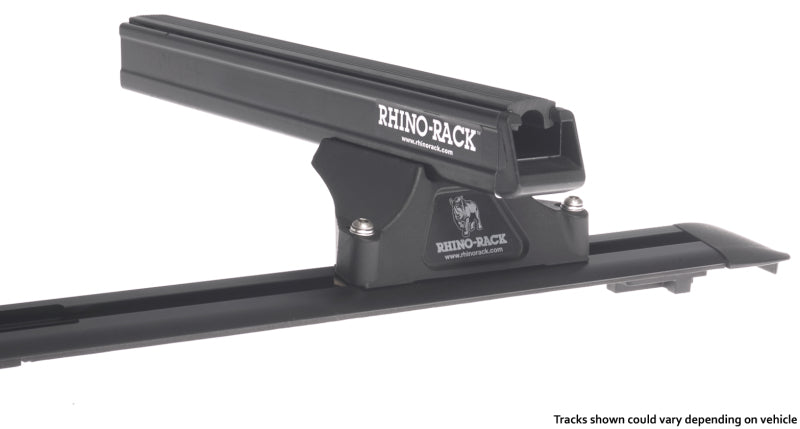 Rhino-Rack 03-10 Porsche Cayenne 955/957 4 Door SUV Heavy Duty RLTP 2 Bar Roof Rack - Black Roof Rack Rhino-Rack