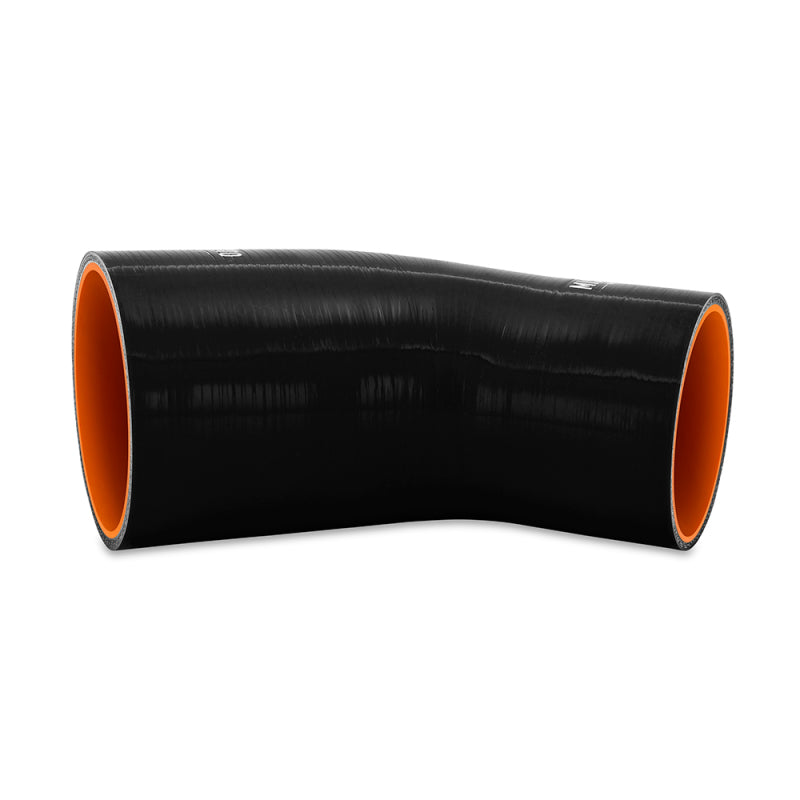 Mishimoto Silicone Reducer Coupler 45 Degree 3.5in to 4in - Black Silicone Couplers & Hoses Mishimoto