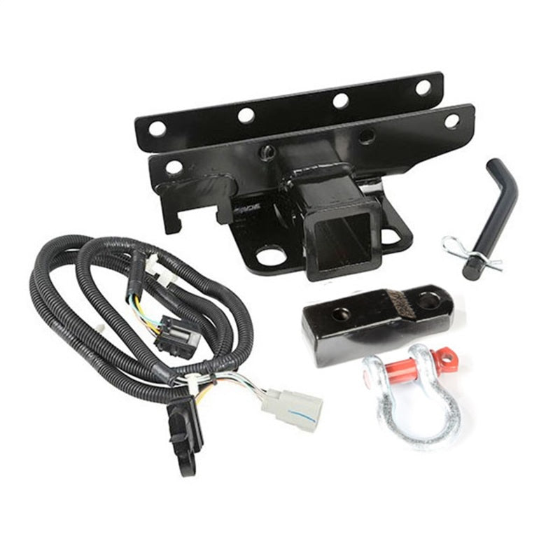 Rugged Ridge Receiver Hitch Kit D-Shackle 07-18 Jeep Wrangler Hitch Accessories Rugged Ridge
