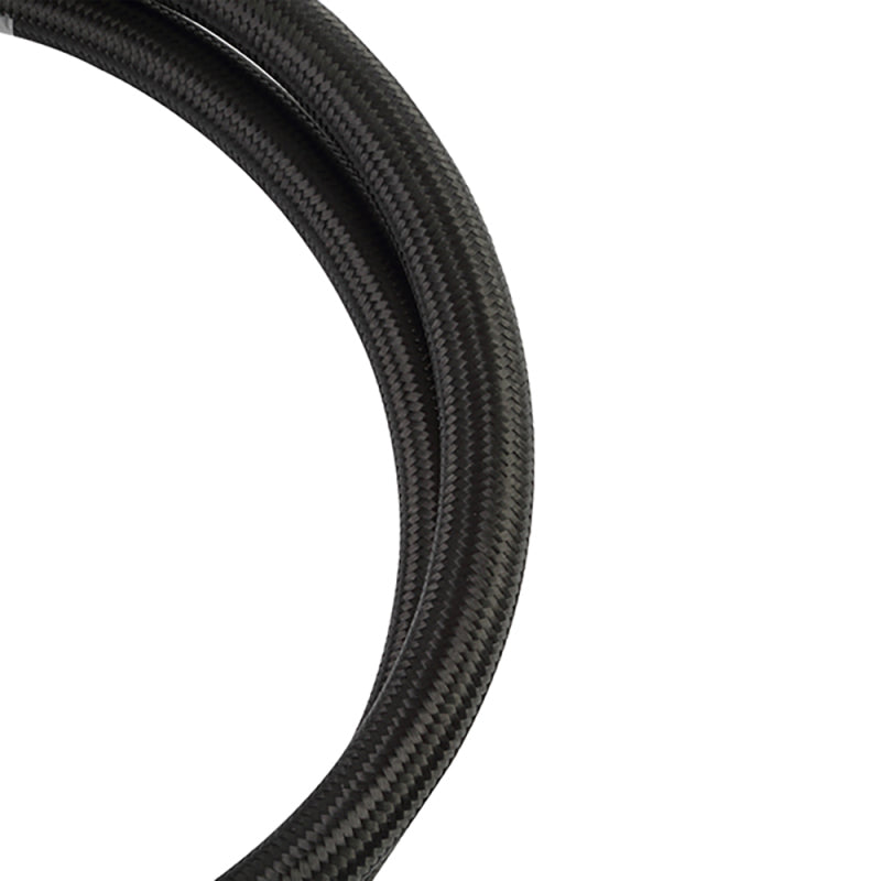 Mishimoto 3Ft Stainless Steel Braided Hose w/ -10AN Fittings - Black Oil Line Kits Mishimoto
