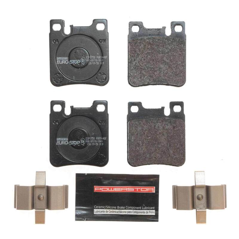 Power Stop 07-11 Mercedes-Benz SLK55 AMG Euro-Stop ECE-R90 Rear Brake Pads Brake Pads - OE PowerStop