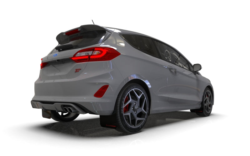 Rally Armor 18-23 Ford Fiesta ST MK8 Black UR Mud Flap w/Dark Grey Logo Mud Flaps Rally Armor