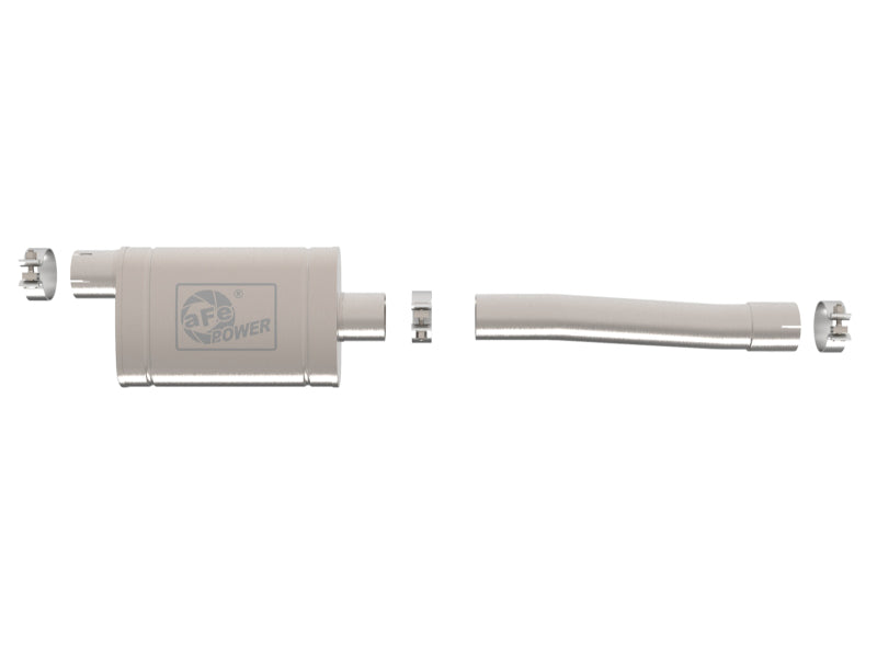 aFe Apollo GT Series 3in 409 Stainless Steel Muffler Upgrade 2019 GM Silverado/Sierra 1500 V8-6.2L Catback aFe