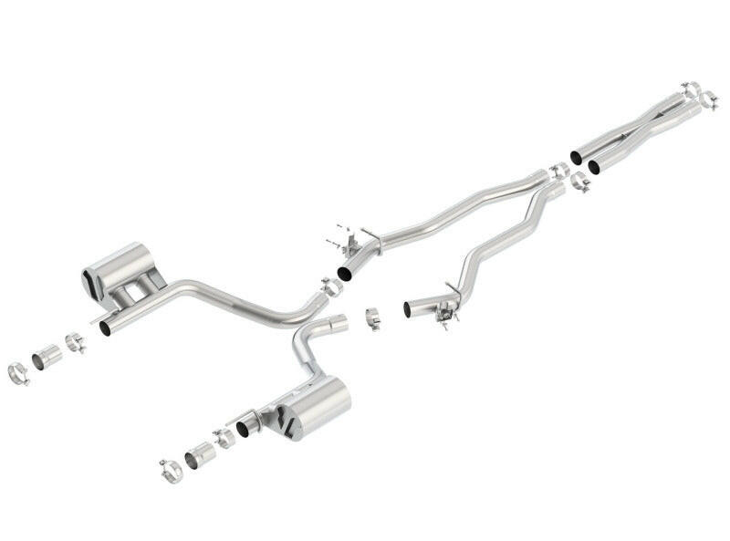 Borla 15-16 Dodge Challenger SRT/Scat Pcak 6.4L V8 ATAK Catback Exhaust Catback Borla