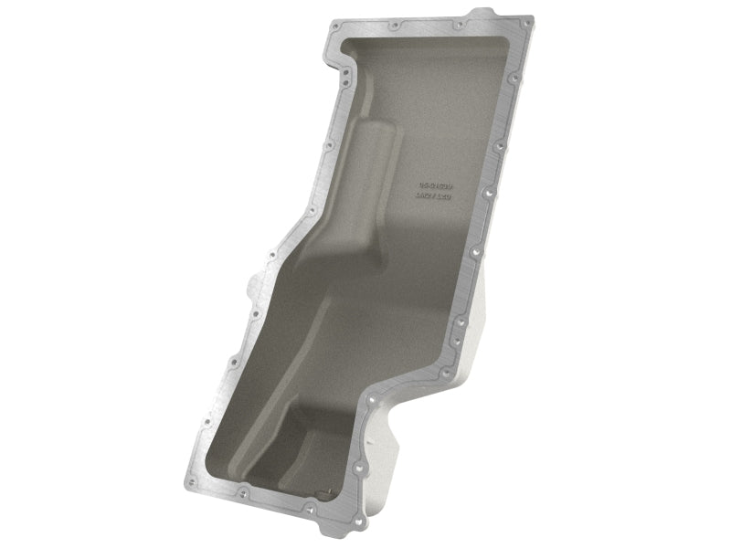 aFe 20-25 GM Trucks Engine Oil Pan - Raw w/ Machined Fins Diff Covers aFe