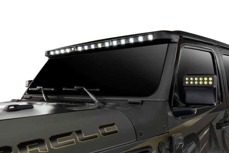 Oracle Jeep Wrangler JL/Gladiator JT Integrated Windshield LED Light Bar System Light Mounts ORACLE Lighting