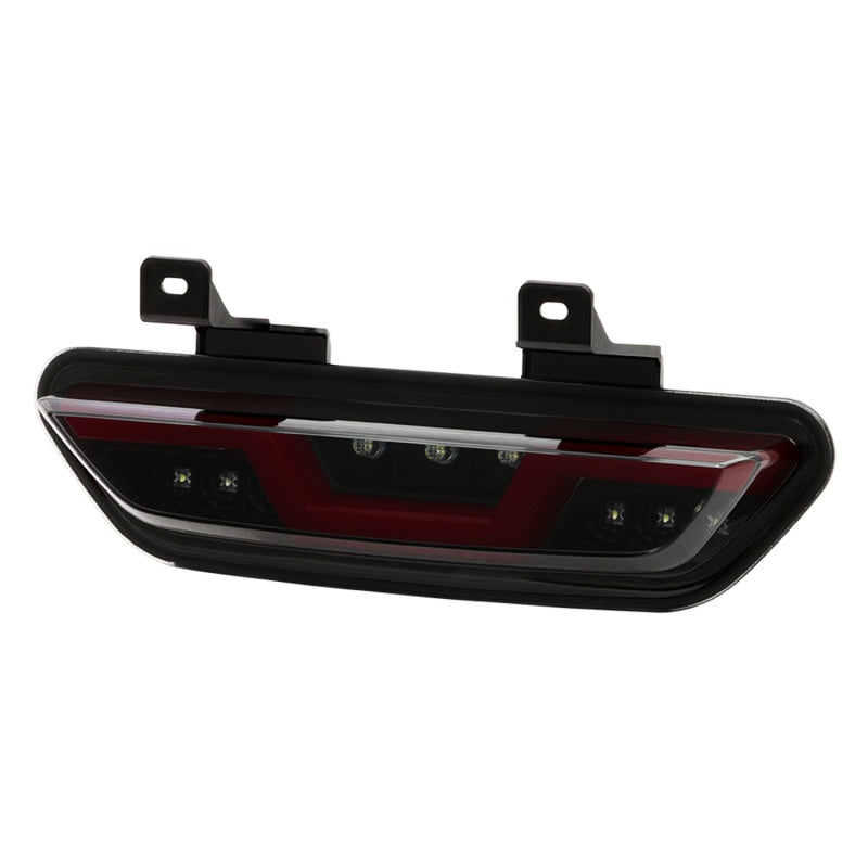 Spyder 15-16 Ford Mustang LED Reverse Lights - Black Smoke w/ Red Bar (ALT-YD-FM15RED-REV-BSM) Tail Lights SPYDER