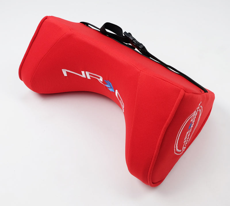 NRG Memory Foam Neck Pillow For Any Seats- Red Seat Cushions and Pads NRG