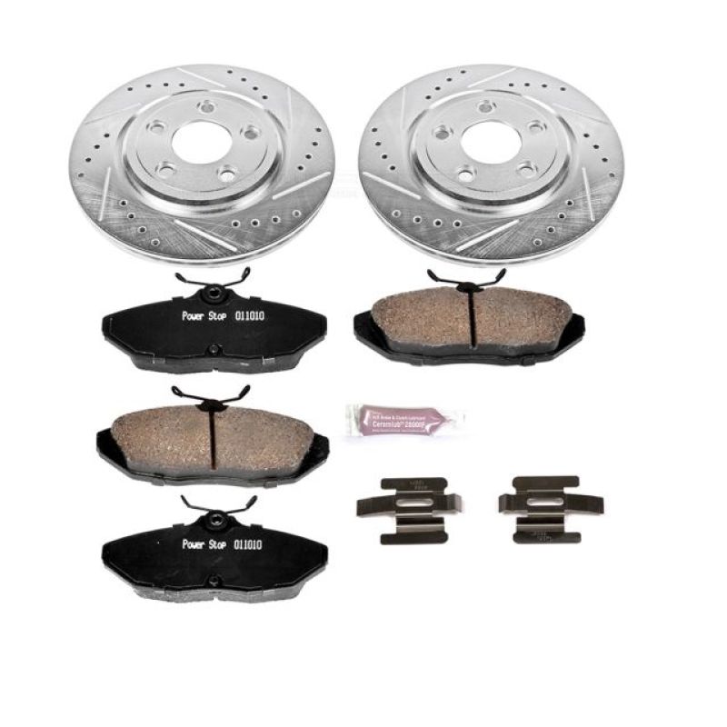 Power Stop 02-05 Ford Thunderbird Rear Z23 Evolution Sport Brake Kit Brake Kits - Performance D&S PowerStop