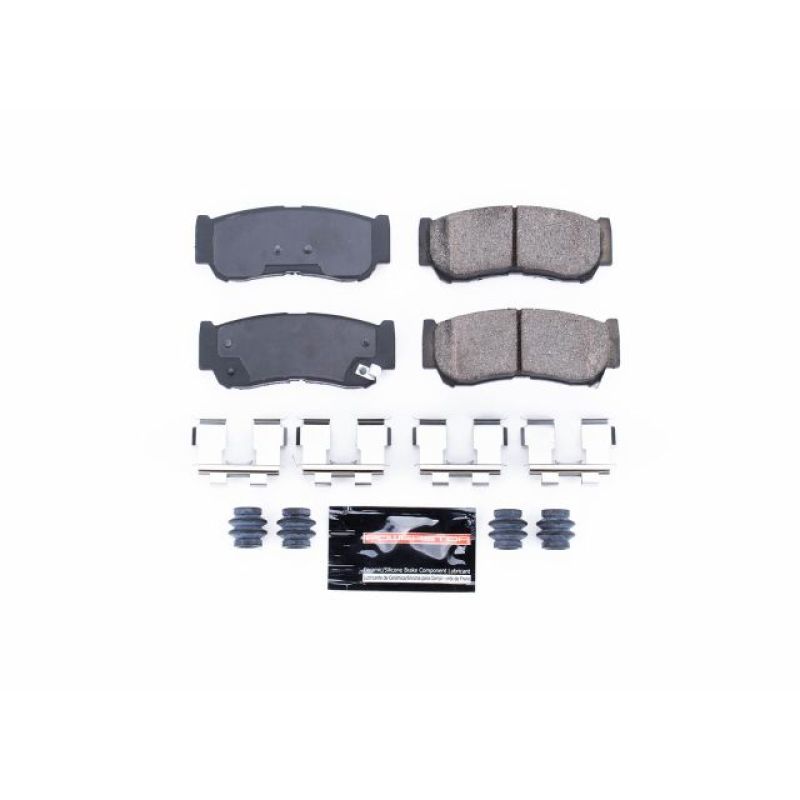 Power Stop 07-09 Hyundai Santa Fe Rear Z23 Evolution Sport Brake Pads w/Hardware Brake Pads - Performance PowerStop