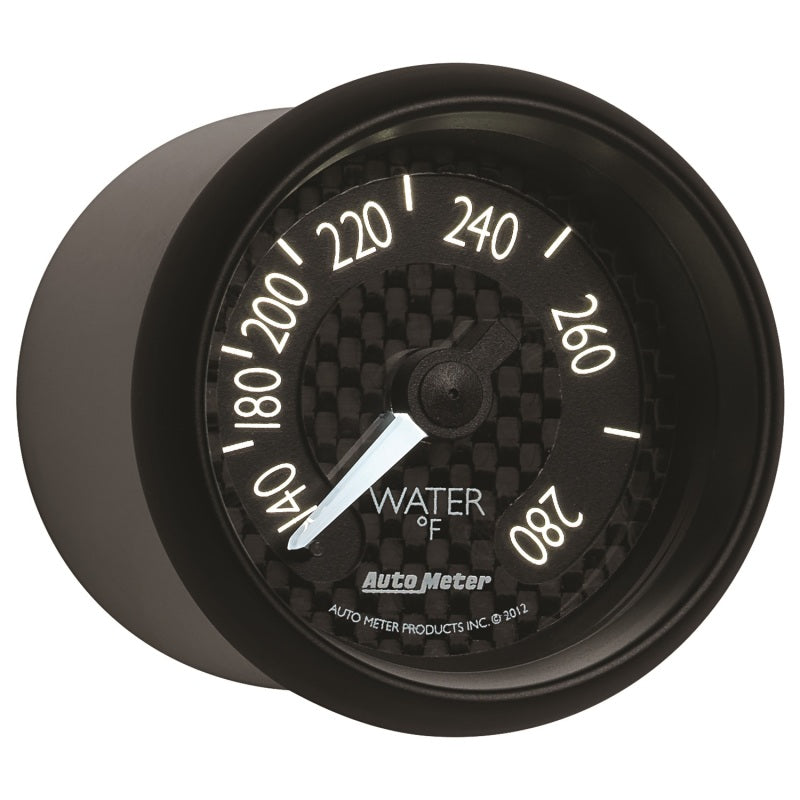 Autometer GT Series 52mm Mechanical 140-280 Deg F Water Temperature Gauge Gauges AutoMeter