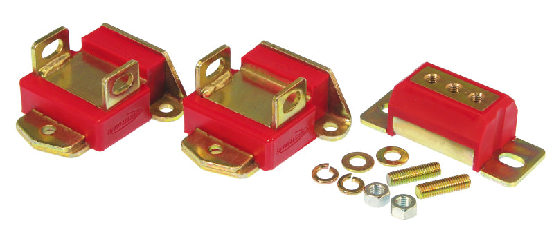 Prothane GM Motor & Trans Mount Kit - Red Bushing Kits Prothane