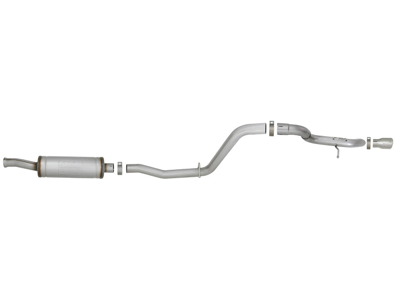 aFe MACH Force-Xp 2.5in Catback High-Tuck Exhaust 18-21 Jeep Wrangler (JL)3.6L 4-Door - Polished Tip Catback aFe