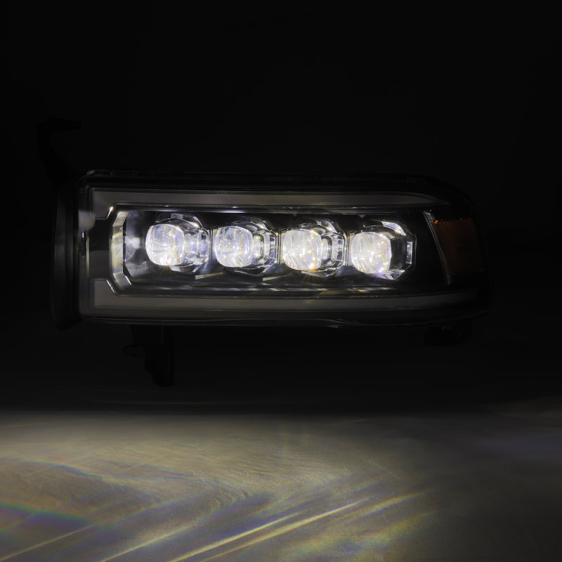 AlphaRex 94-01 RAM 1500 NOVA LED Proj Headlights Blk w/Activ Light/Seq Signal/SB DRL Headlights AlphaRex