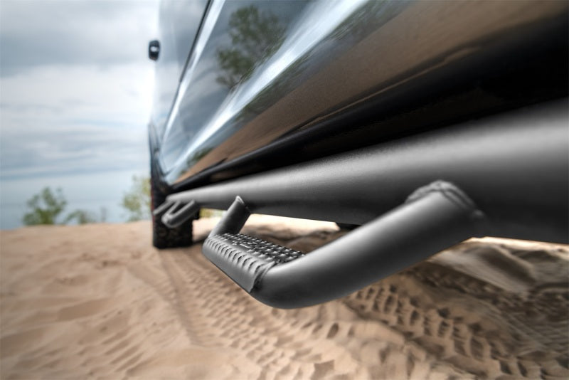 N-Fab Nerf Step 15-17 Ford F-150 SuperCrew 5.5ft Bed - Tex. Black - Bed Access - 3in Side Steps N-Fab