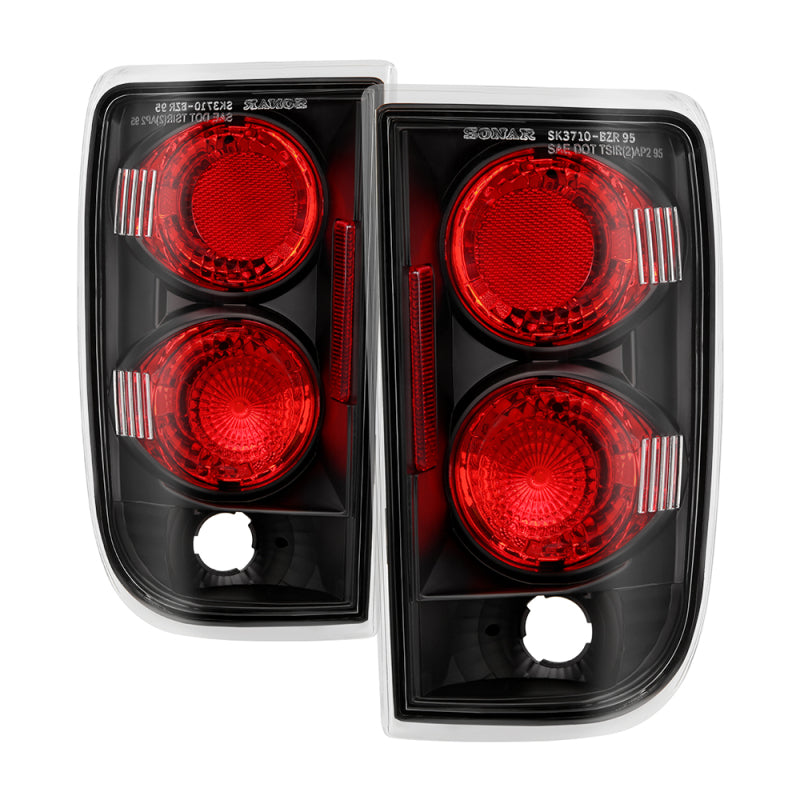 Spyder Chevy Blazer 95-05/Oldsmobile Bravada 96-01 Euro Tail Lights Blk ALT-YD-CB95-BK Tail Lights SPYDER