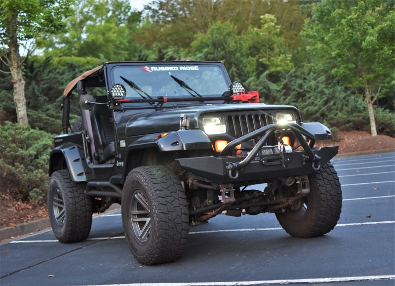 Rugged Ridge 87-95 Jeep Wrangler YJ / 79-01 Cherokee Sealed Beam LED Headlights 4x7in. (1pc) Headlights Rugged Ridge